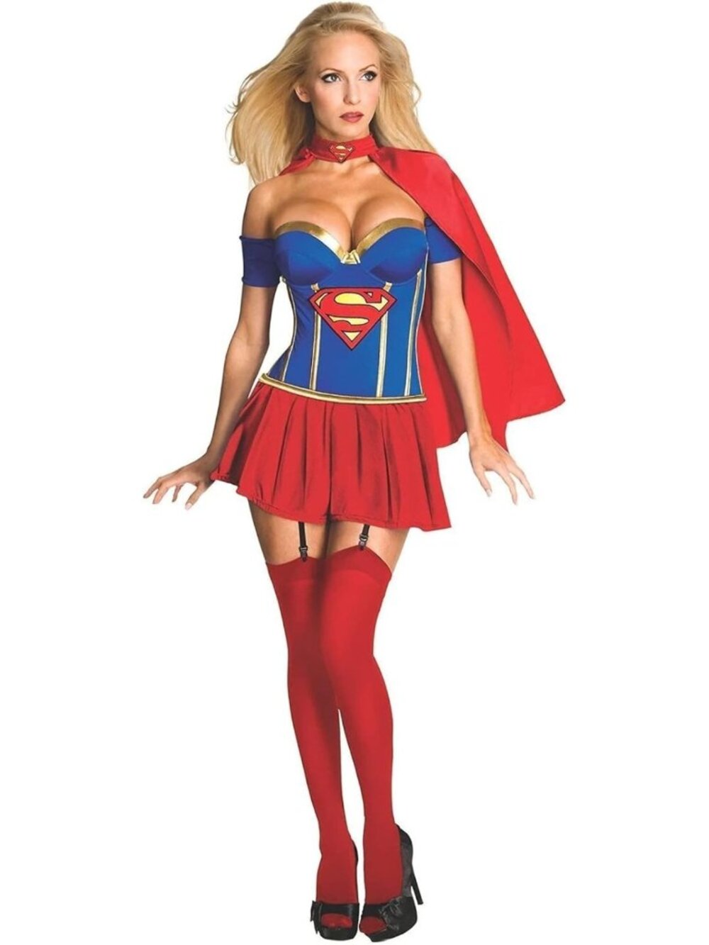 Supergirl Costume Corset for Women - DC Comics Inspired Halloween Outfit